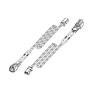 HELIX CWK TES1.T-225TC - Tesla & Audi OEM Speaker (type 1) -> Tweeter | Wire Kit, 25.5cm